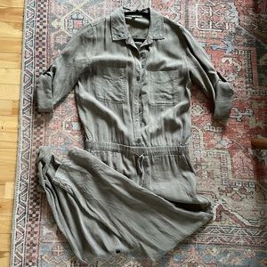 Anthropologie Cloth & Stone Khaki Jumpsuit